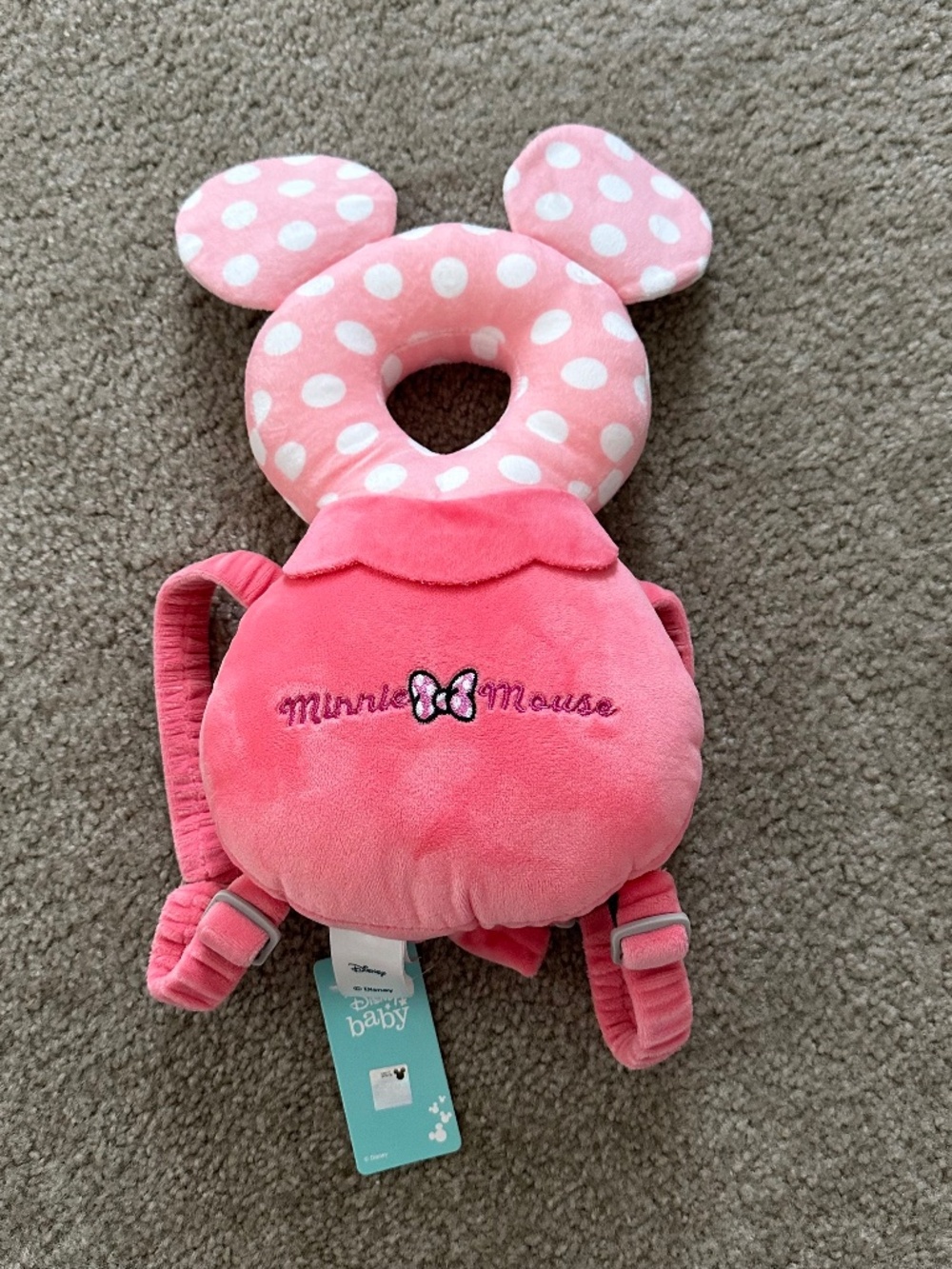 New Disney Baby Head Back Protector / Pink